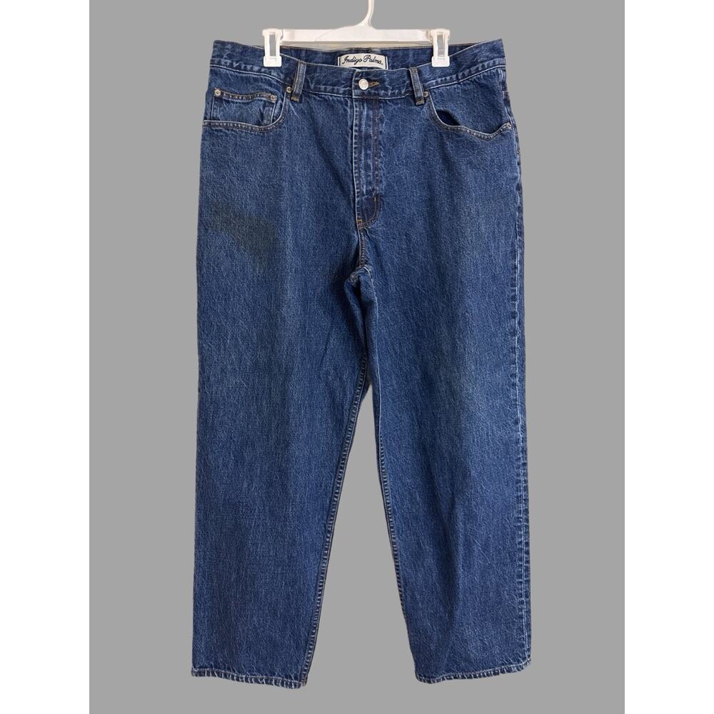 Vintage Indigo Palms Tommy‎ Bahama Relaxed Fit Men's Jeans Size 38x30 READ